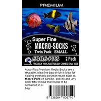 Aqua Pics Super Fine Macro-Socks Twin Pack Small