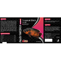 Petworx Nutriworx Tropical Stick Large 1kg 7.5-10mm