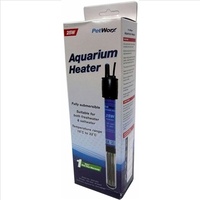 Petworx Aquarium Heater 25W Submersible Glass Approval Code Esv140616