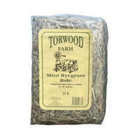Torwood Farm Mini Rye Grass Bale 22L