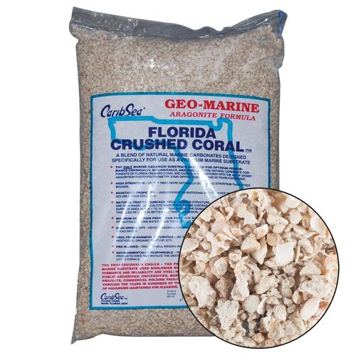 Caribsea Geo Marine Florida Crushes Coral Aragonite 18.8kg