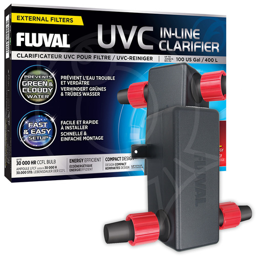 Fluval UVC Inline Clarifier Unit 3w