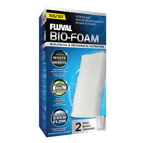 Fluval Bio Foam 106 107 2pk