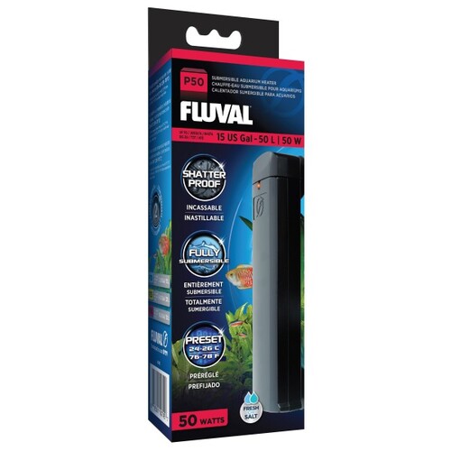 Fluval Pre Set Aquarium Heater 50w P50