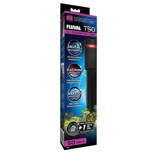 Fluval T50 Electronic Heater 50w