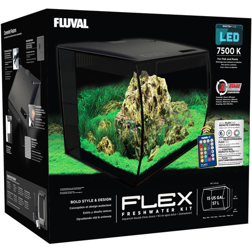 Fluval Flex Aquarium Unit 57L Black