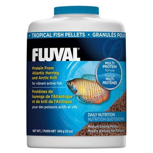 Fluval Tropical Sinking Pellets Medium 340g 3mm
