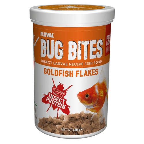 Fluval Bug Bites Goldfish Flakes 180g
