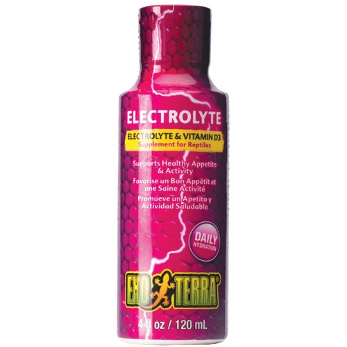 Exo-Terra Electrolyte and Vitamin D3 Supplement 120ml