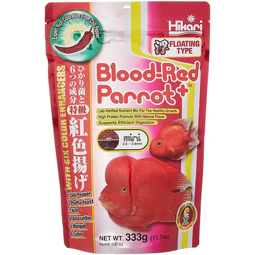 Hikari Blood Red Parrot Plus Mini 333g