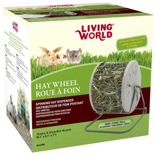 Living World Hay Wheel 13x13x15cm