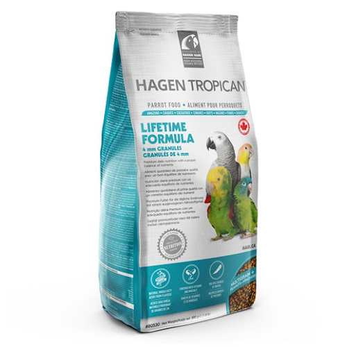 Tropican Lifetime Parrot Granules 820g