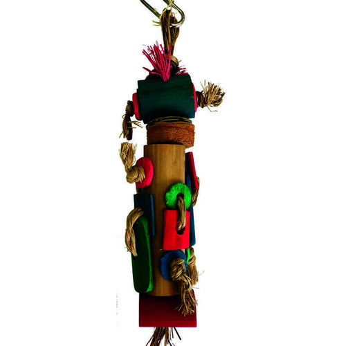 Feathered Friends Pinata Braided Bamboo Tower 26x6cm pppbt-so