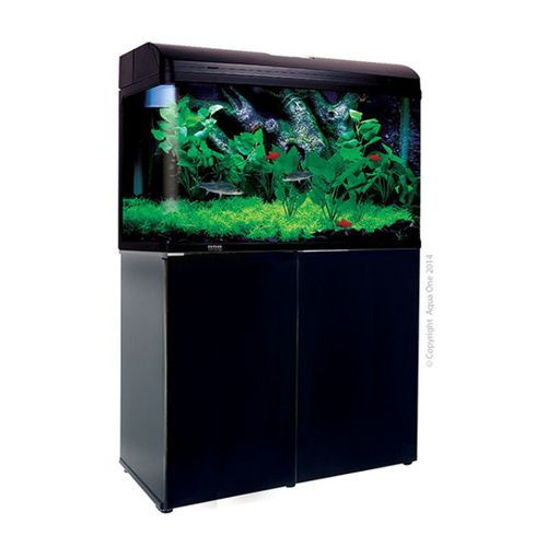 Aqua One Aquastyle 980 215L Gloss Black With Cabinet - Pickup Only