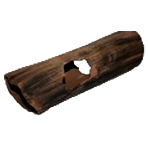 Hl2 Hollow Log With Holes Terracotta Hide Cave