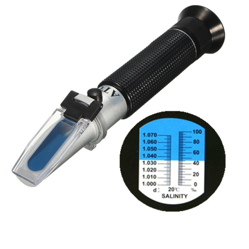 Salinity Refractometer With Atc & LED