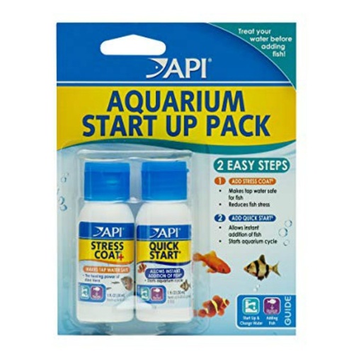 Api Aquarium Start Up Pack 30Ml Beginner Goldfish Bowl Setup