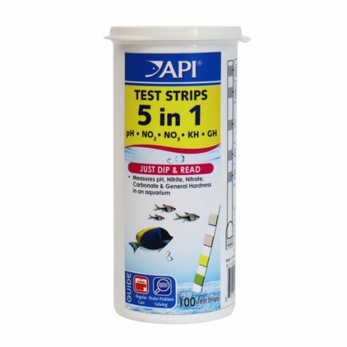 API 5 in 1 Test Strips 100pk