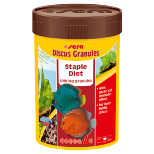 Sera Discus Granules 112G Es122 Staple Diet Granulated Food 