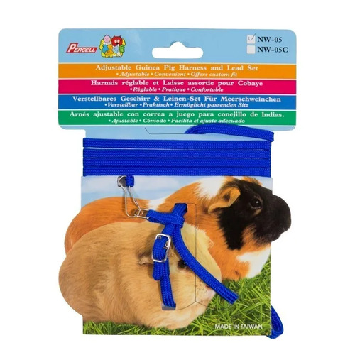 Percell Guinea Pig Harness Assorted Colour