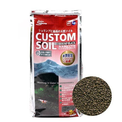 Nisso Custom Shrimp Soil Black 3L