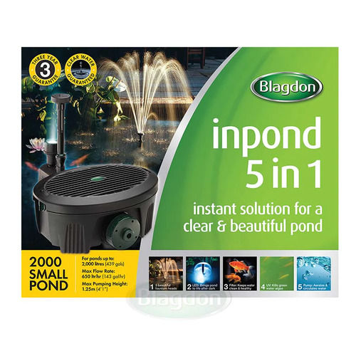 Blagdon Inpond 5 in 1 Pond Multi Filter 2000