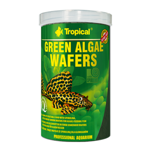 Tropical Green Algae Wafers 45G Vegetable Food For Algae Eaters