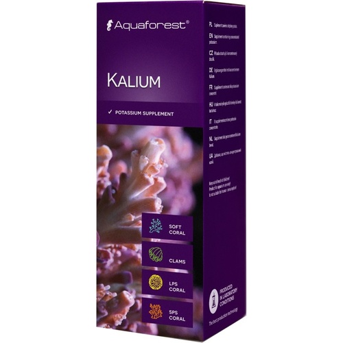 Aquaforest Kalium 10Ml Supplement For Pink And Red Colour Enhancement Coral Reef Aqua Forest