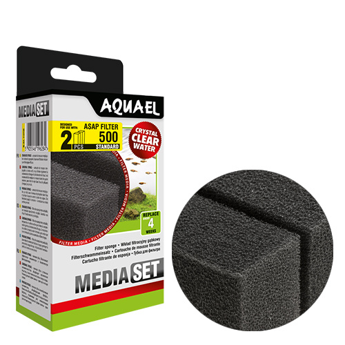 Aquael Filter Sponge to Suit Turbo 500 2pc