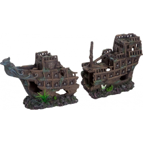 Lost City Shipwreck 56X17X25Cm F2029