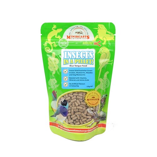 Minibeasts Insects In a Pellet Blue Tongue 125g