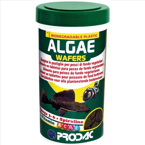 Prodac Algae Wafers 125G Catfish Pleco Bristlenose Disc