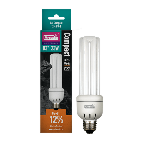Arcadia 12% UV-B D3+ Desert Compact 23w