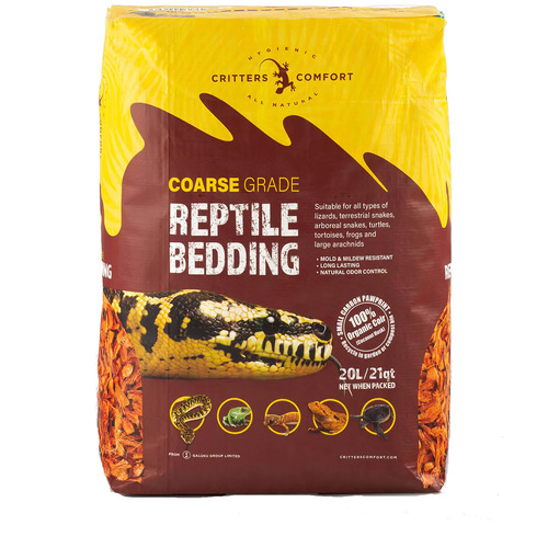 Reptile One Critters Comfort Reptile Bedding Coarse 20L 45552