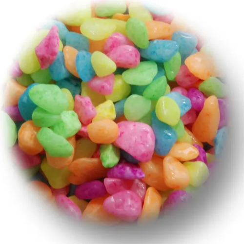 Anchor 2kg Painted Fluro Multi Coloured Gravel