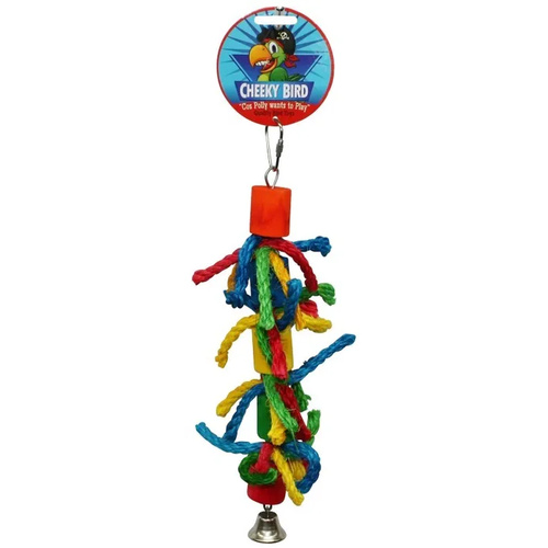 Cheeky Bird Cylinder & Rope With Bell B0871