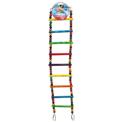 Cheeky Bird 9 Step Ladder With Beads B0875