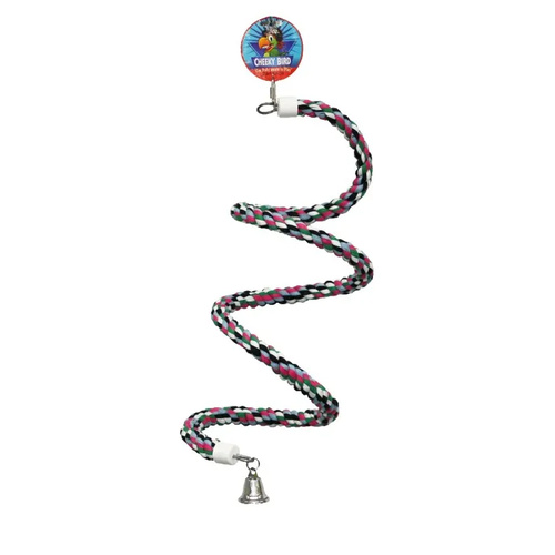 Cheeky Bird Spiral Rope Perch 165cm B0887