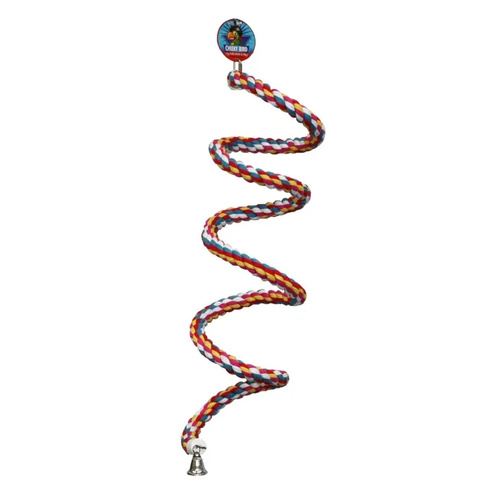 Cheeky Bird Spiral Rope Perch 240cm B0888