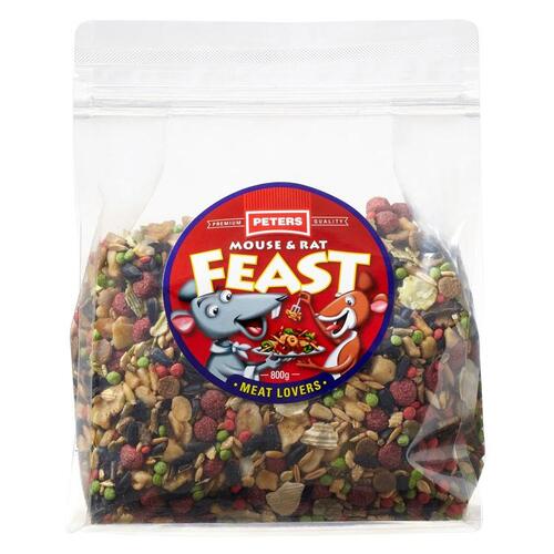 Peters Mouse & Rat Feast Meat Lovers 800g