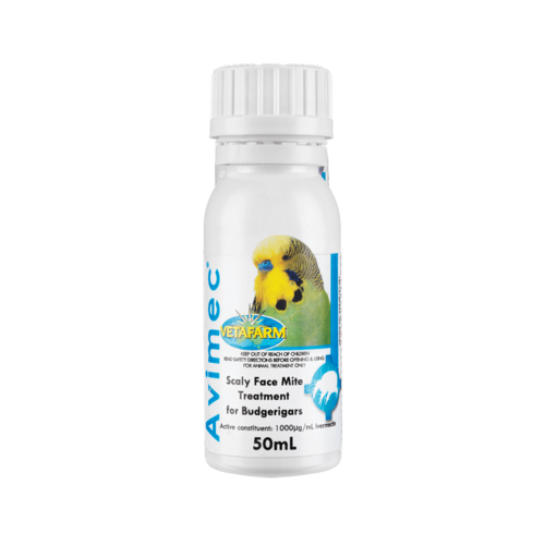 Vetafarm Avimec 50ml Scaly Face Mite Treatment