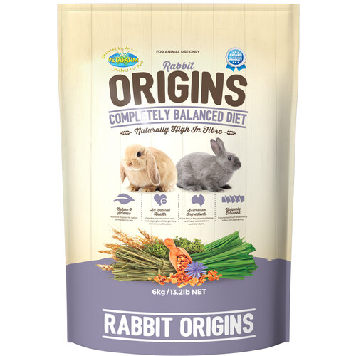Vetafarm Origins Rabbit Diet 6kg