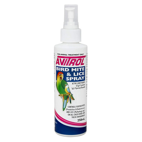 Fido's Avitrol Bird Mite & Lice Spray 250ml
