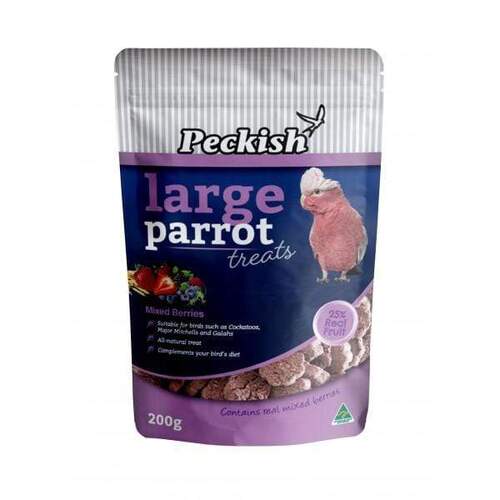 Peckish Large Parrot Treats Mixed Berries 200g