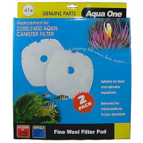 Aqua One Wool Pad X2 2200/2400 41W 25041W