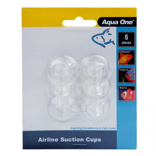 Aqua One Air Line Suction Cup X6 19104