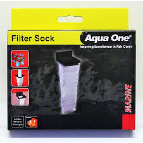 Aqua One Filter Sock 10Wx10Dx37Cmh Suit Up To 10Mm Glass 50102