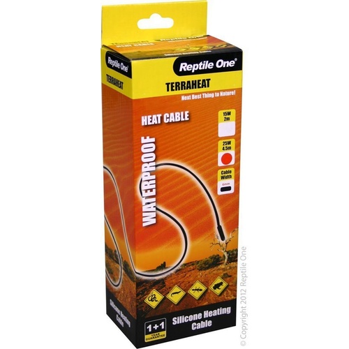 Reptile One Terraheat Heat Cord 25W 4.5M 46513