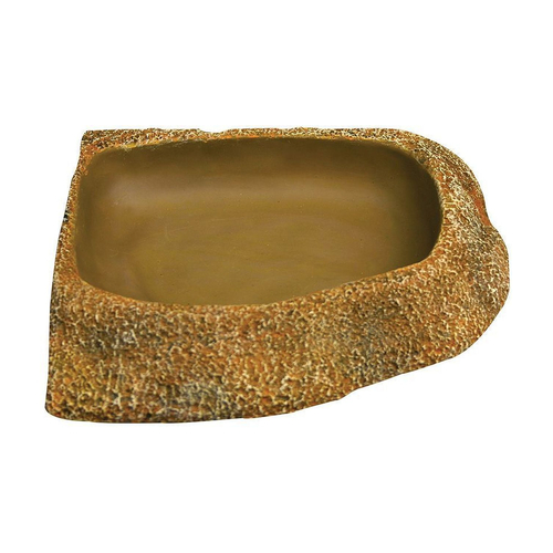 Reptile One Dyno Rock Bowl Corner Fit Regular 20.2x16.4x3.8cm 30323