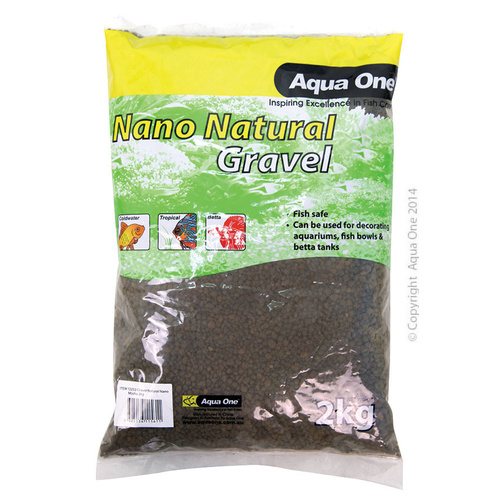 Aqua One Nano Gravel Mocha 2Kg 12253